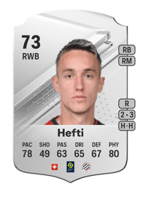 Silvan Hefti Rare 73 OVR
