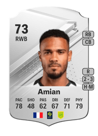 Kelvin Amian Rare 73 OVR