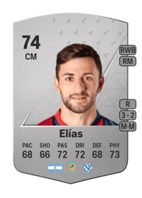 Jalil Elías Common 74 OVR
