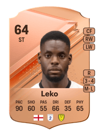 Jonathan Leko Rare 64 OVR