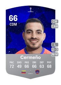 Carlos Cermeño CONMEBOL Sudamericana 66 OVR