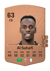 Ziyad Al Sahafi Common 63 OVR