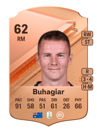 Trent Buhagiar Rare 62 OVR