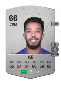 Mukhtar Ali Common 66 OVR