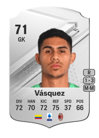 Devis Vásquez Rare 71 OVR