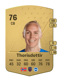 Maria Thorisdottir Common 76 OVR