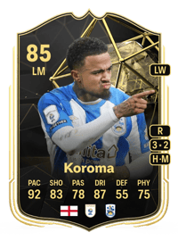 Josh Koroma Team of the Week 85 OVR