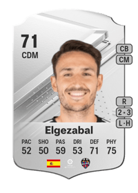 Elgezabal Rare 71 OVR