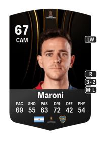 Gonzalo Maroni CONMEBOL Libertadores 67 OVR