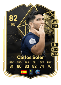 Carlos Soler Team of the Week 82 OVR