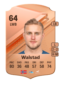 Nikolas Walstad Rare 64 OVR