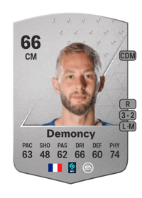 Yohan Demoncy Common 66 OVR