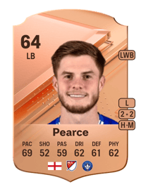 Tom Pearce Rare 64 OVR