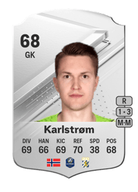 Jacob Karlstrøm Rare 68 OVR