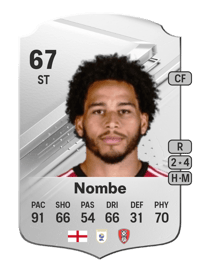 Sam Nombe Rare 67 OVR