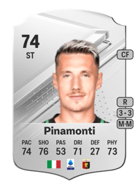 Andrea Pinamonti Rare 74 OVR