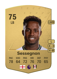 Ryan Sessegnon Common 75 OVR