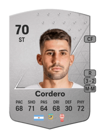Nicolás Cordero Common 70 OVR