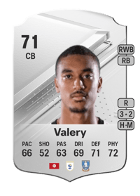 Yan Valery Rare 71 OVR