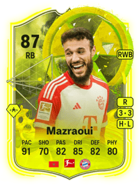 Noussair Mazraoui Radioactive 87 OVR