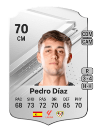 Pedro Díaz Rare 70 OVR