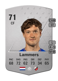 Sam Lammers Common 71 OVR