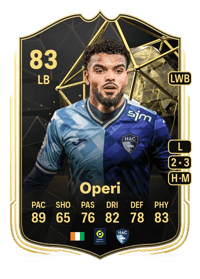 Christopher Operi Team of the Week 83 OVR