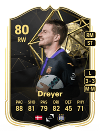 Anders Dreyer Team of the Week 80 OVR