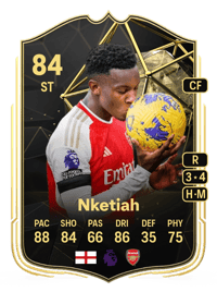 Eddie Nketiah Team of the Week 84 OVR