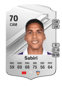 Abdelhamid Sabiri Rare 70 OVR
