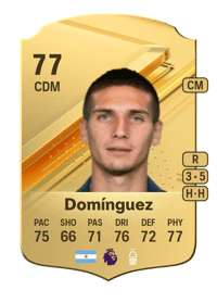 Nicolás Domínguez Rare 77 OVR