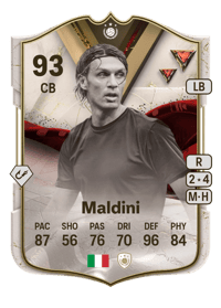 Paolo Maldini Ultimate Dynasties ICON 93 OVR