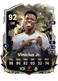 Vinícius Jr. Thunderstruck 92 OVR