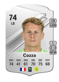 Nicolas Cozza Rare 74 OVR