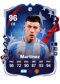 Lisandro Martínez Copa América Path to Glory 96 OVR