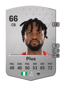 Júnior Pius Common 66 OVR