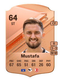 Valdrin Mustafa Rare 64 OVR
