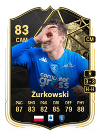 Szymon Żurkowski Team of the Week 83 OVR
