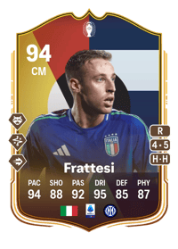 Davide Frattesi UEFA EURO Make Your Mark Plus 94 OVR