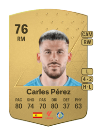 Carles Pérez Common 76 OVR