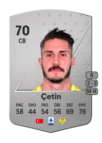 Mert Çetin Common 70 OVR