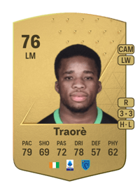 Hamed Junior Traorè Common 76 OVR