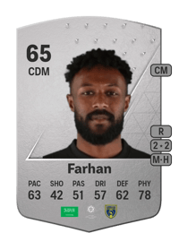 Sultan Farhan Common 65 OVR