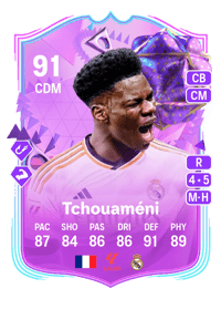 Aurélien Tchouaméni Ultimate Birthday 91 OVR