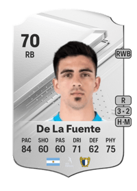 Hernán De La Fuente Rare 70 OVR
