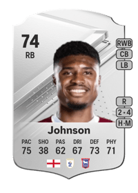 Ben Johnson Rare 74 OVR