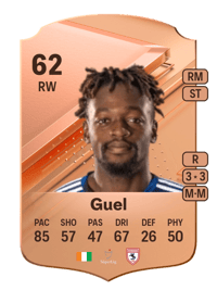 Moussa Guel Rare 62 OVR