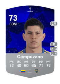 Jorman Campuzano CONMEBOL Sudamericana 73 OVR