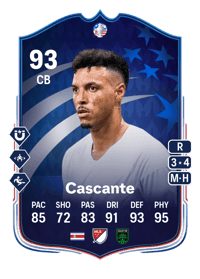 Julio Cascante Copa América Make Your Mark Plus 93 OVR