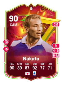 Hidetoshi Nakata GOLAZO Hero 90 OVR